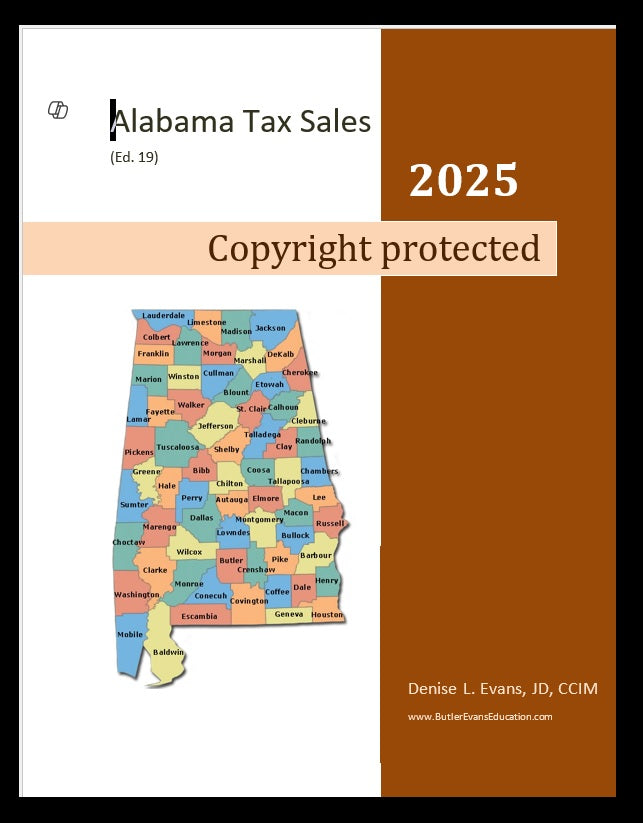 Alabama Tax Sales Book